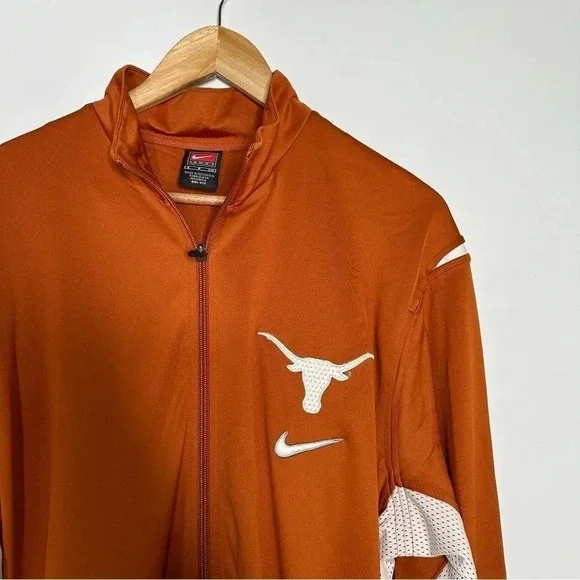 Nike Elite Texas Longhorns Authentic Apparel Full Zip Jacket Size Small
